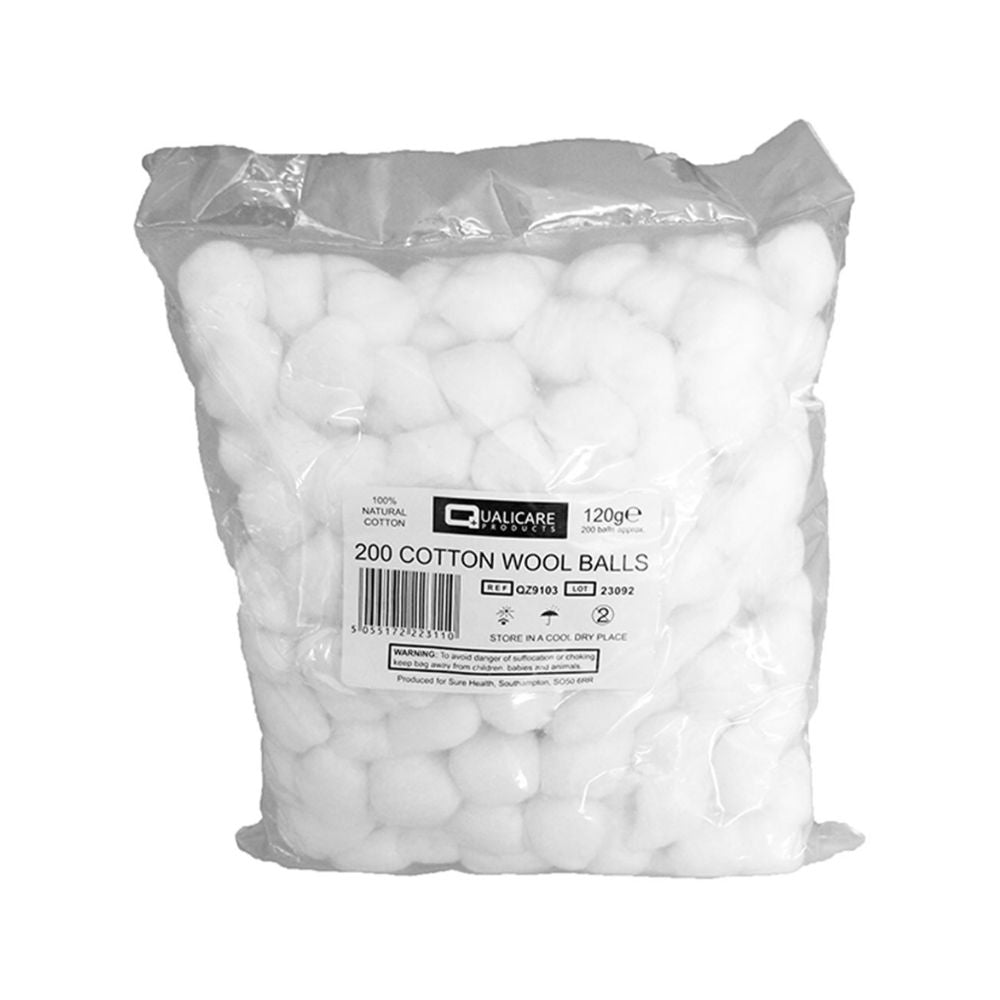 Cotton wool balls pack of 200
