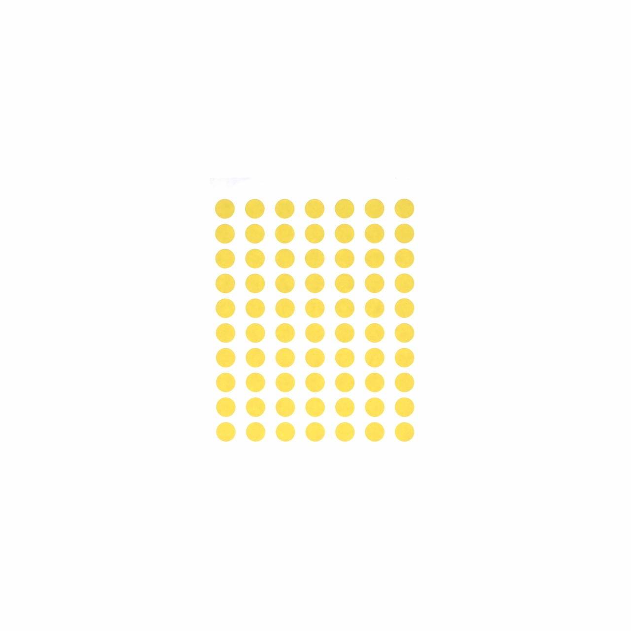 UKMEDI Coloured Identification Stickers Sheet of 70 x 8mm 8mm-ID UKMEDI - UK Medical Supplies