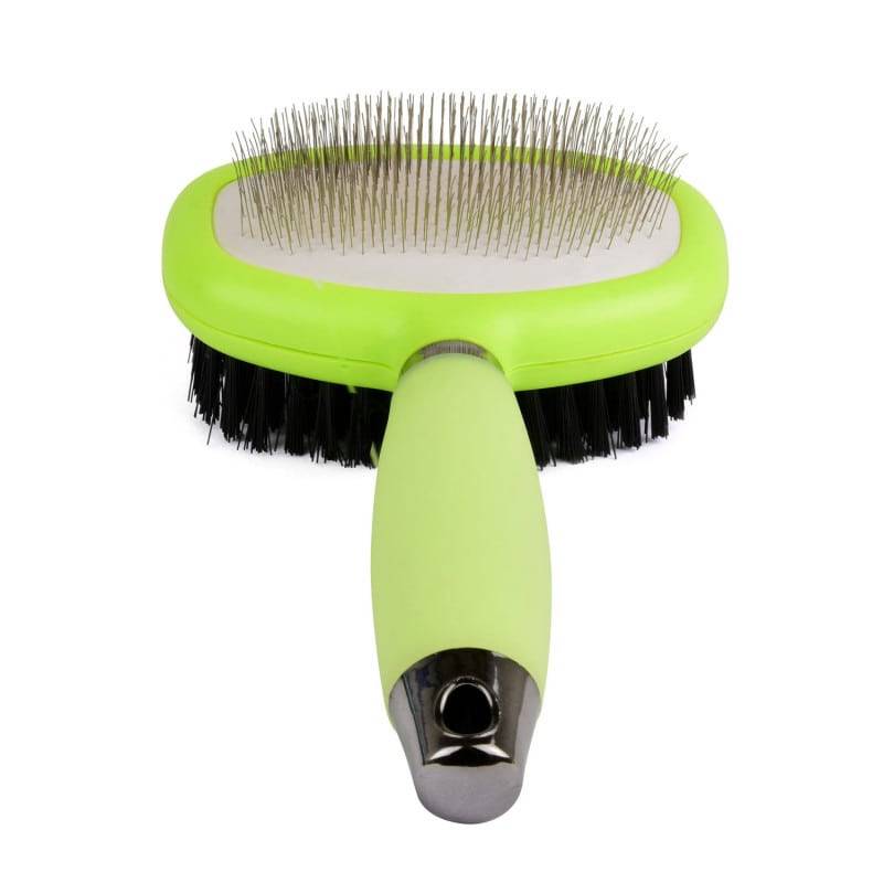 Double-Sided Fur Brush with soft-handle