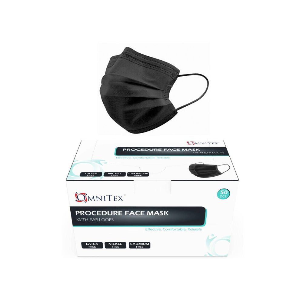 Type IIR Surgical Face Mask x 50 (Black)