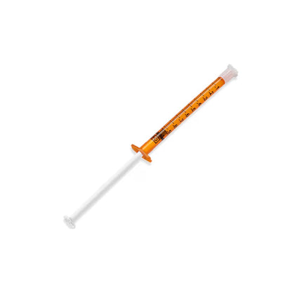 1ml BD Oral Syringe Amber with Tip Cap Bag of 100