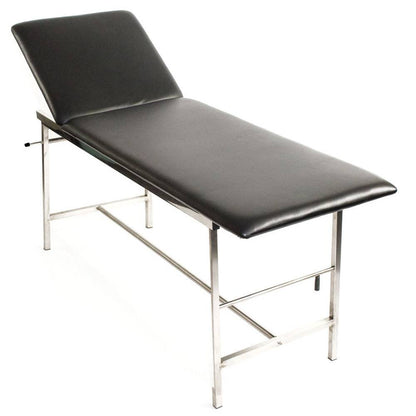 Treatment Couch with Couch Roll Holder Black - UKMEDI