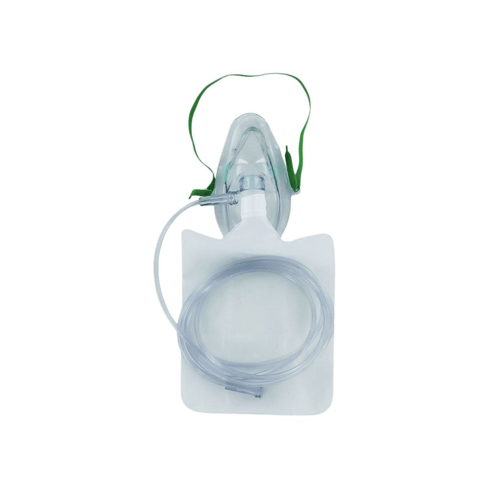 Adult High Concentration Oxygen Mask with Reservoir and 213cm Tubing