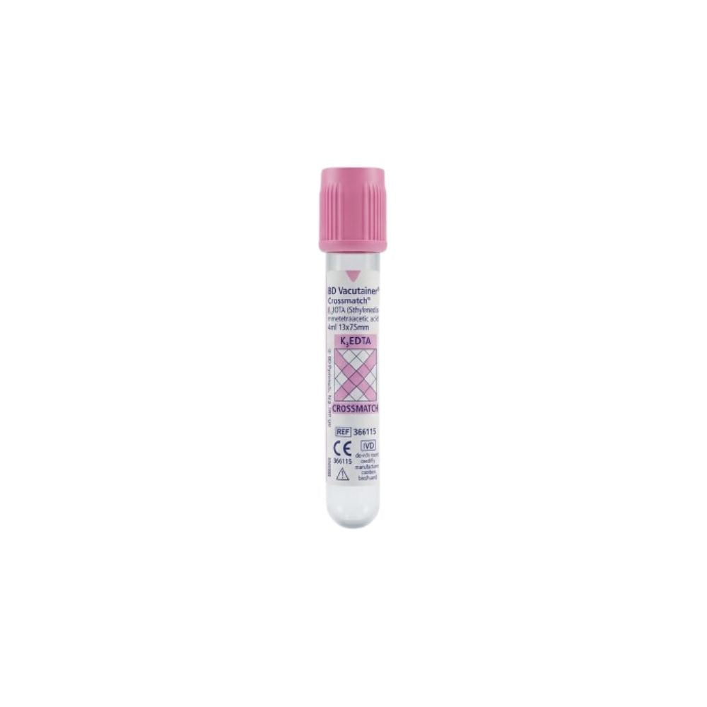 4ml BD Vacutainer K2EDTA Crossmatch Pink Blood Collection Tube