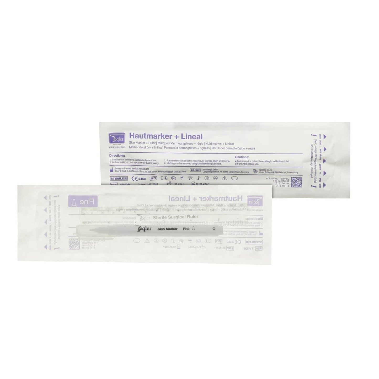 1mm Regular Sterile Skin Marker with Ruler