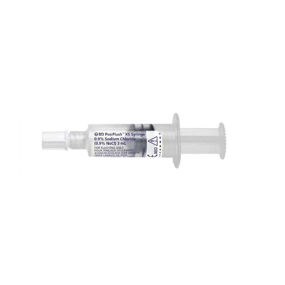 3ml BD PosiFlush XS Prefilled Saline Syringe