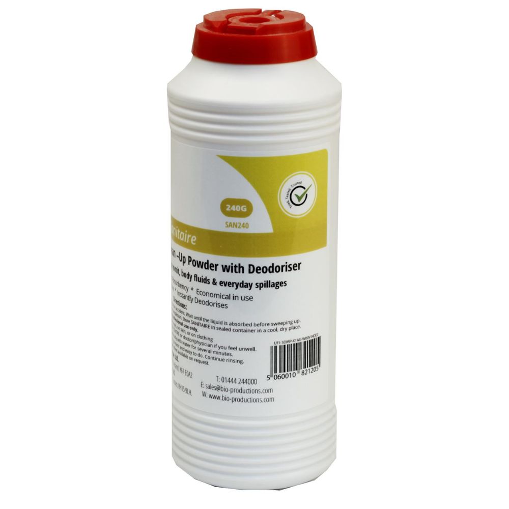 Emergency Absorbent Clean-Up Powder and Deodoriser