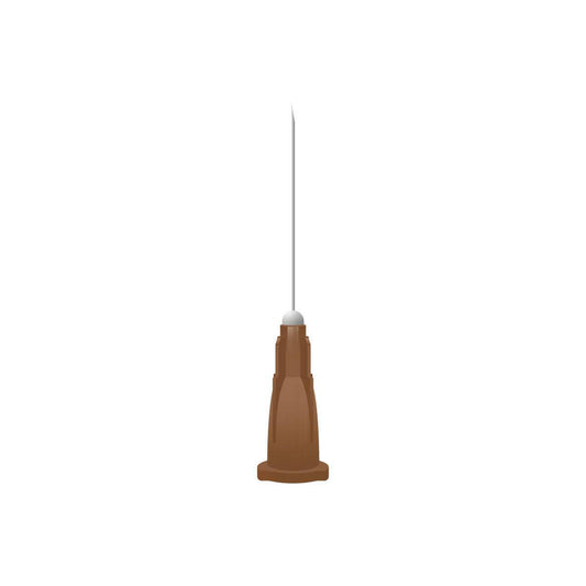 26g Brown 1 inch Unisharp Needles (25mm x 0.45mm)