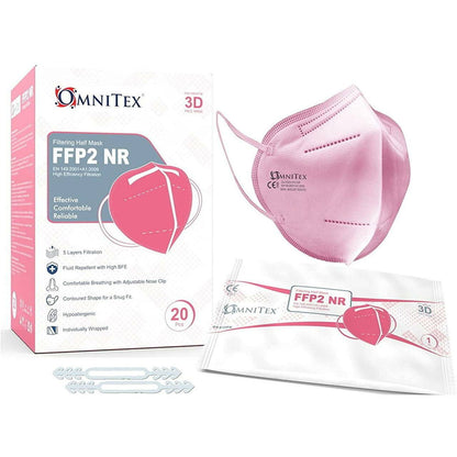 FFP2 Masks x 20 - Pink