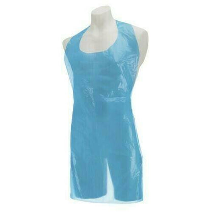 100 Blue Disposable Aprons