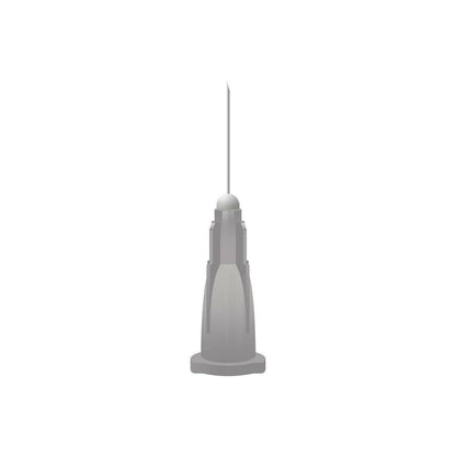 27g Grey 0.5 inch Unisharp Needles (13mm x 0.4mm) USE UKMEDI.CO.UK