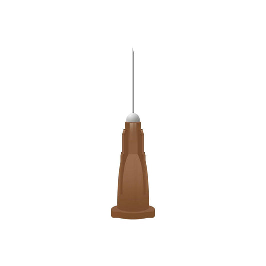 26g Brown 1/2 inch Unisharp Needles (13mm x 0.45mm)