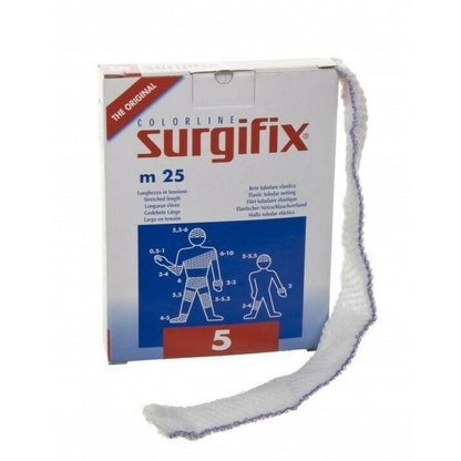 Size 5 25m Surgifix Elastic Tubular Netting The Original Colorline