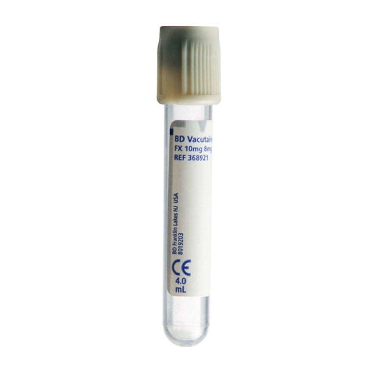 BD Vacutainer Tube Fluoride / Oxalate 4ml Grey Blood Collection Tubes