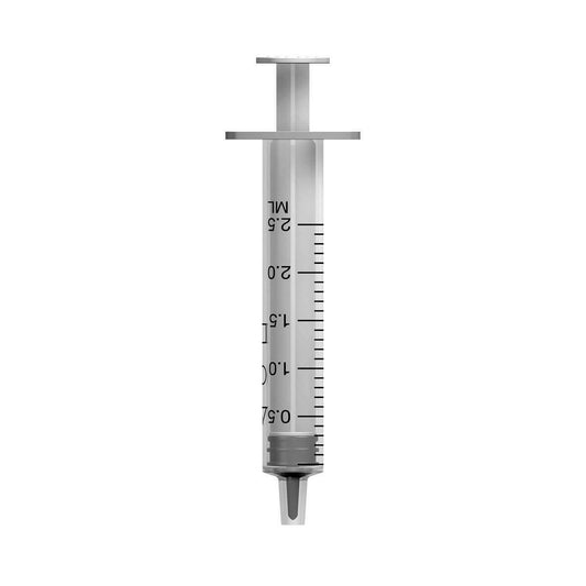 2.5ml Reduced Dead Space Syringe Luer Slip