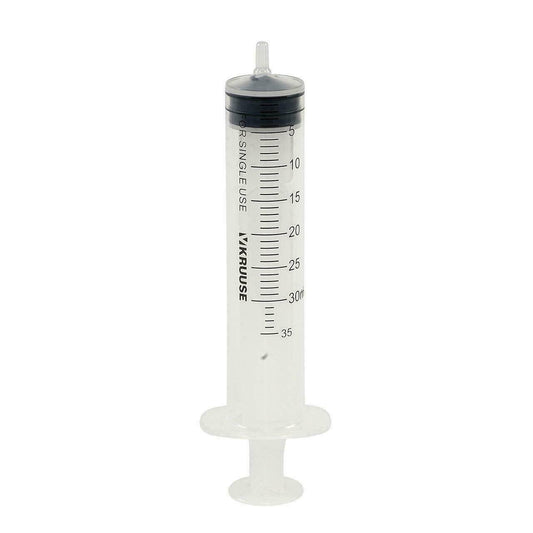 30/34ml Kruuse Luer Slip Veterinary Syringe