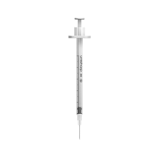 0.5ml 0.5 inch 30g Unisharp Syringe and Needle u100