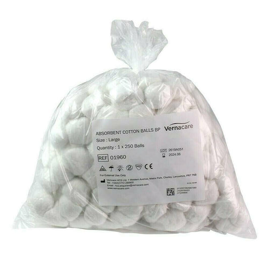 Large Cotton Wool Balls 250 non sterile