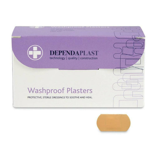 Dependaplast Washproof Plasters - 4cm x 2cm x 100