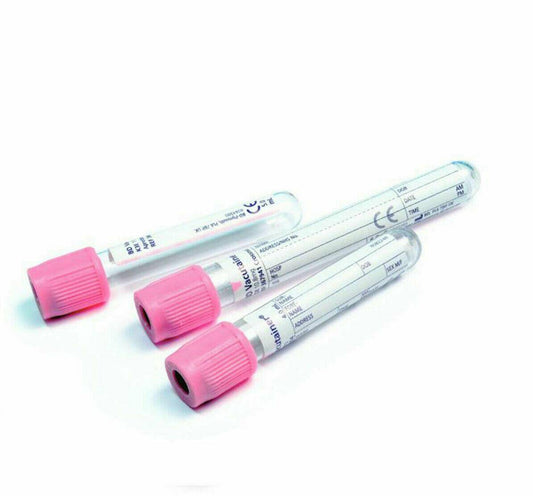BD Vacutainer 6ml K2E EDTA Pink Blood Collection Tubes 367941 UKMEDI.CO.UK