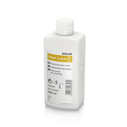 500ml Skinsan Scrub N Antimicrobial Wash Lotion