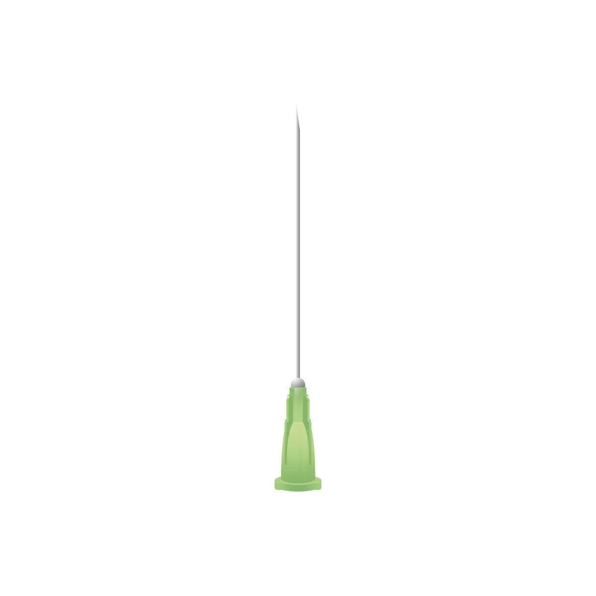 21g Green 1.5 inch Unisharp Needles