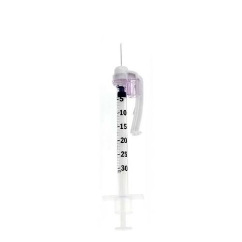 0.3ml 30g 8mm BD Safety Glide Syringe and Needle u100