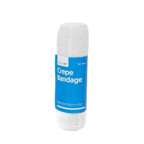 Blue Dot 15cm x 4.5m Crepe Bandage