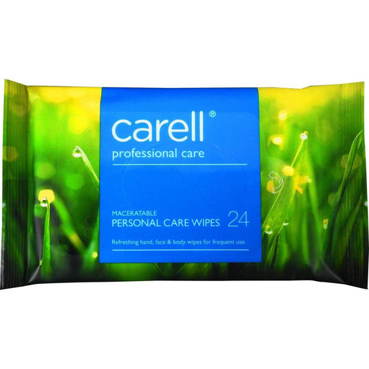 Clinell Patient Hands & Face Maceratable Wipes Pack of 24 Wipes
