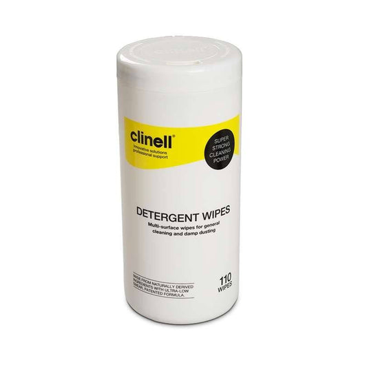 Clinell Detergent Tub 110 Wipes