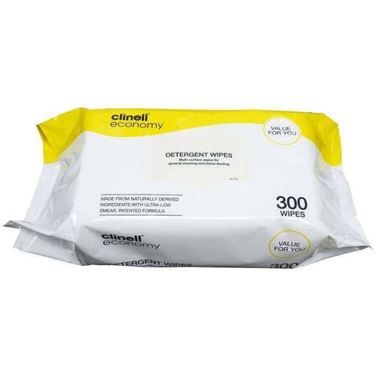 Clinell Detergent Wipes Pack of 300