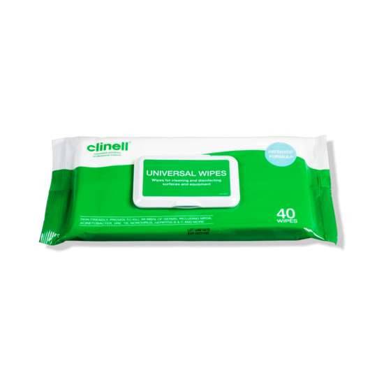 Clinell - Clinell Universal Wipes Pack of 40 - CW40 UKMEDI.CO.UK UK Medical Supplies