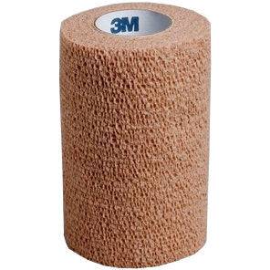 7.5cm x 4.5m 3M Coban Self-Adherent Bandage Flesh - UKMEDI