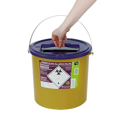 11.5 Litre Sharpsguard Purple Cyto Sharps Bin