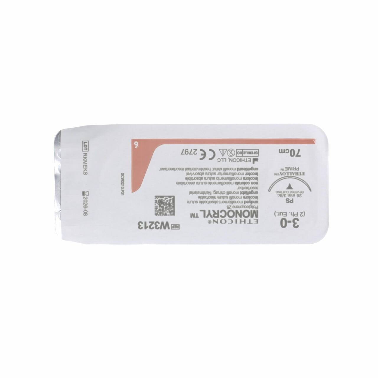 Monocryl Suture 26mm 70cm 3-0 Undyed - UKMEDI