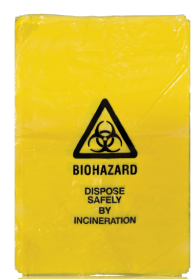 203mm x 354mm Heavy Duty Medium Clinical Waste Bags Pack of 100