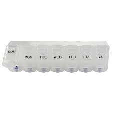 7 Day Push Button Pill Organiser