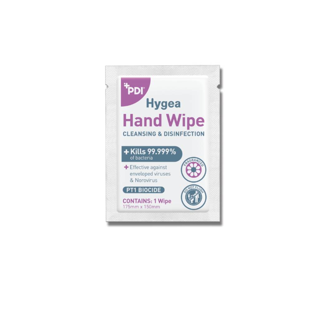 Hygea Hand Wipe Single Sachet Box of 800