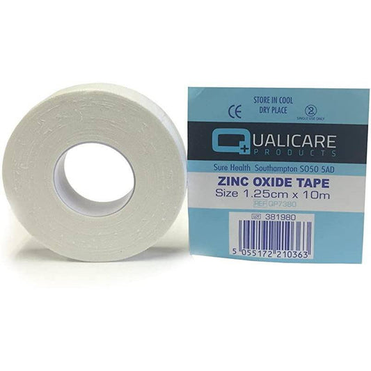 1.25cm x 10m Zinc Oxide Tape