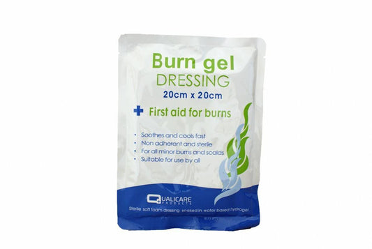 Burn Gel Dressing 20 x 20cm - Single QBC421 UKMEDI.CO.UK