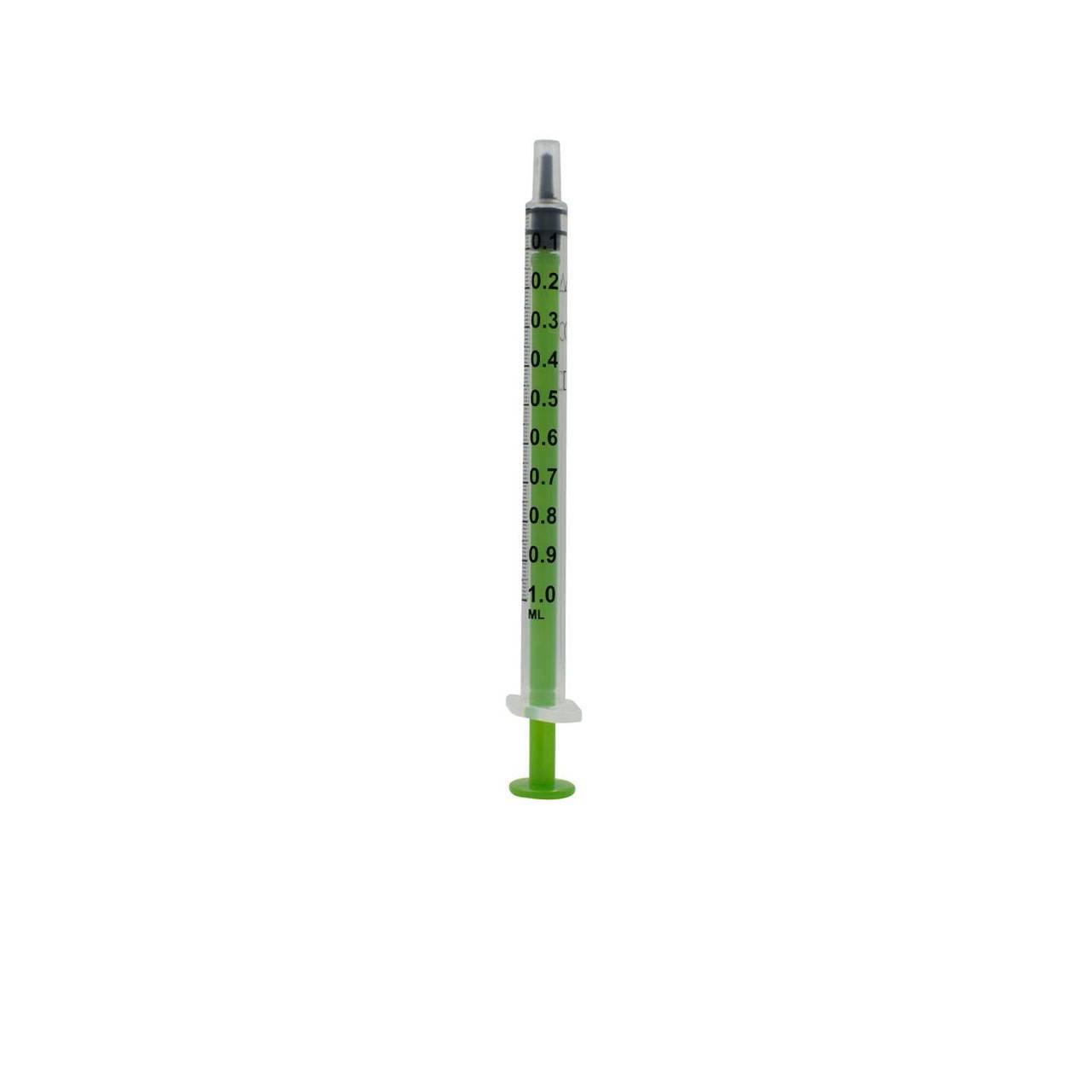 1ml Acuject Low Dead Space Syringes Green