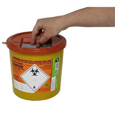 2.5 Litre Sharpsguard Eco Orange Sharps Bin