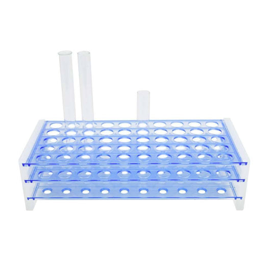 50 Slot Plastic Test Tube Rack 7 x 23 x 11.3 cm