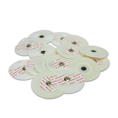 Teqler - Disposable ECG Electrodes for Button Adapters Foam Pack of 50 - 128186 UKMEDI.CO.UK UK Medical Supplies