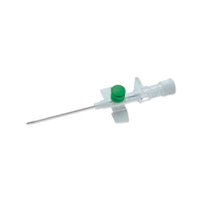 18g Green 0.75 inch Terumo Versatus Winged and Ported IV Cannula - UKMEDI