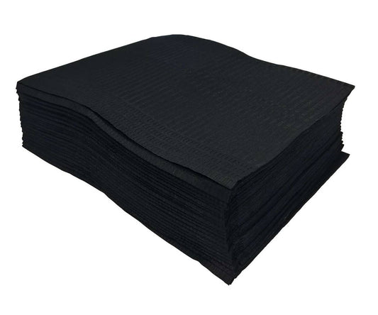 Select Black 2-Ply Lap Cloths – Pack of 50