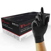 Unigloves Select Black Latex Gloves