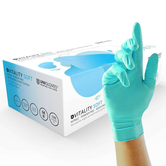 Unigloves Vitality Soft Nitrile Gloves