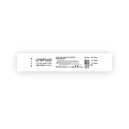 1ml 23G 32mm 1.25 inch Unisharp Syringe and Needle u100