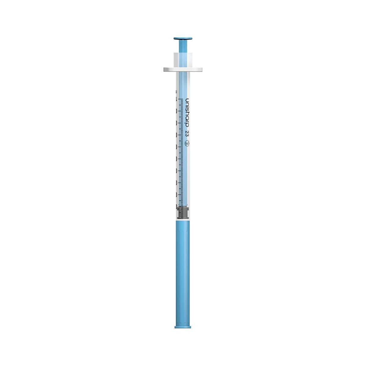 1ml 23G 32mm 1.25 inch Unisharp Syringe and Needle u100